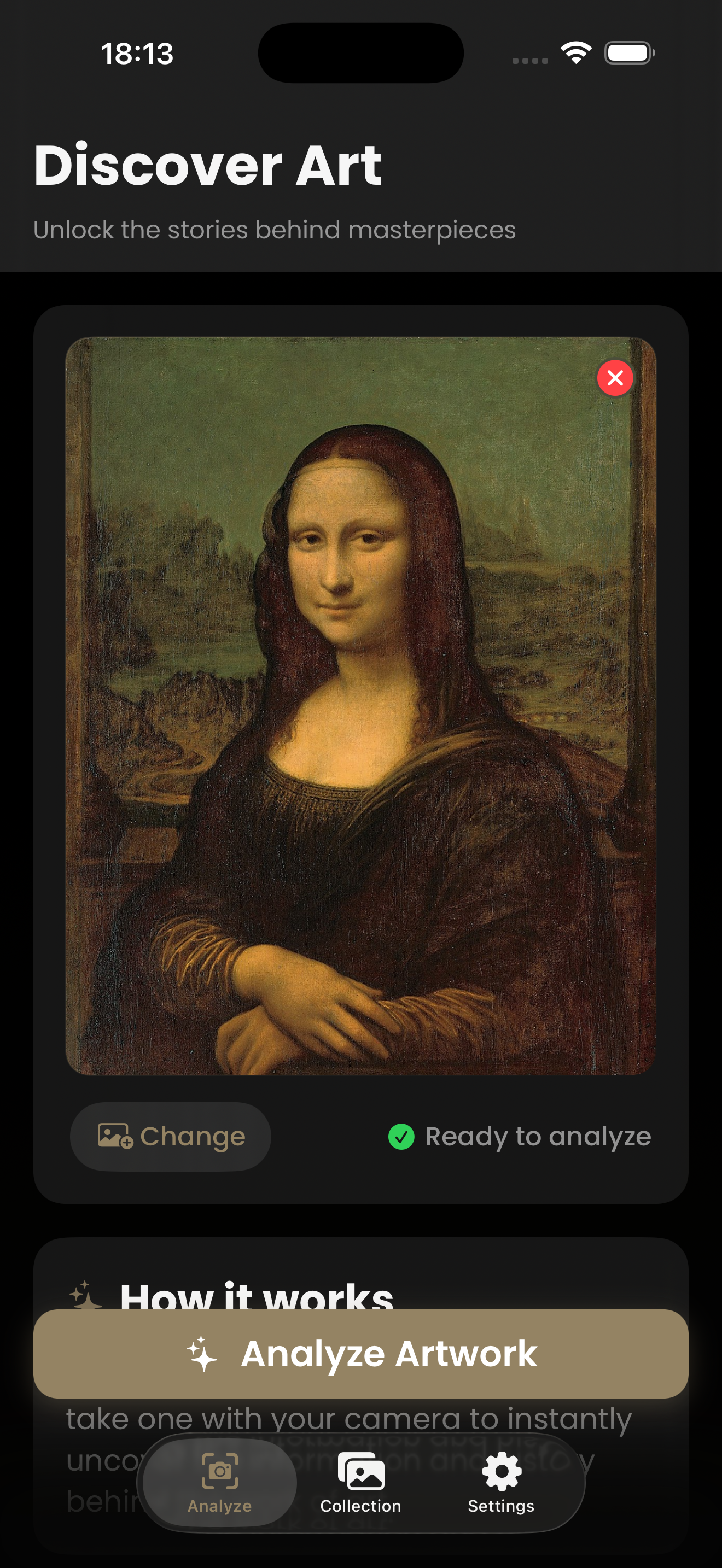 MuseumAI Home Screen